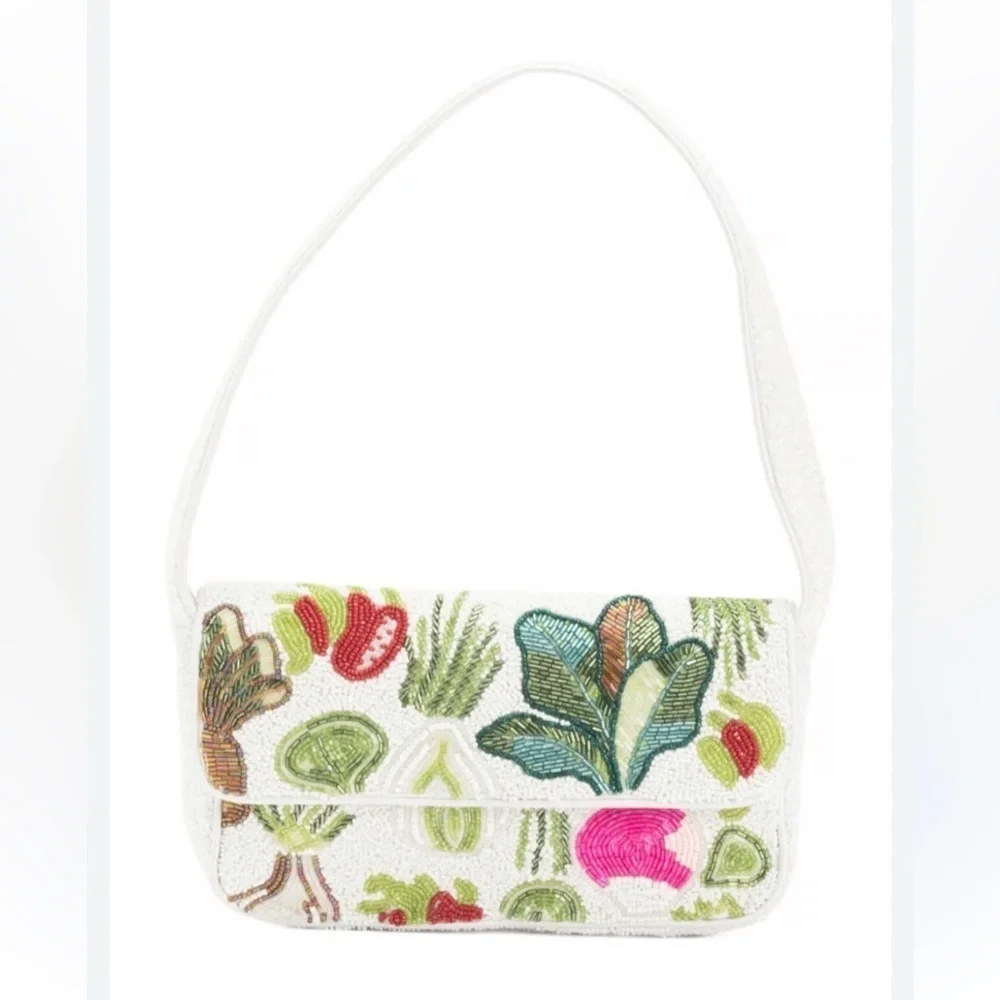 💚❤️Viral tik tok Made in India Tropical beaded shoulder bag-NWT❤️💚